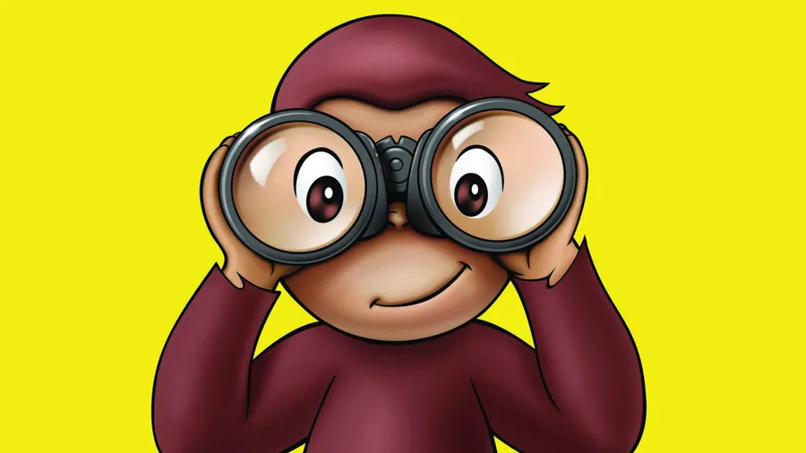 Curious monkey George wallpaper 