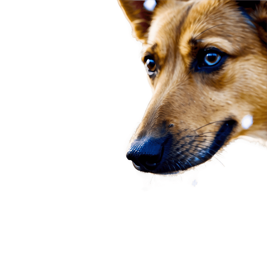 Dog Nose with Snowflakes PNG 38
