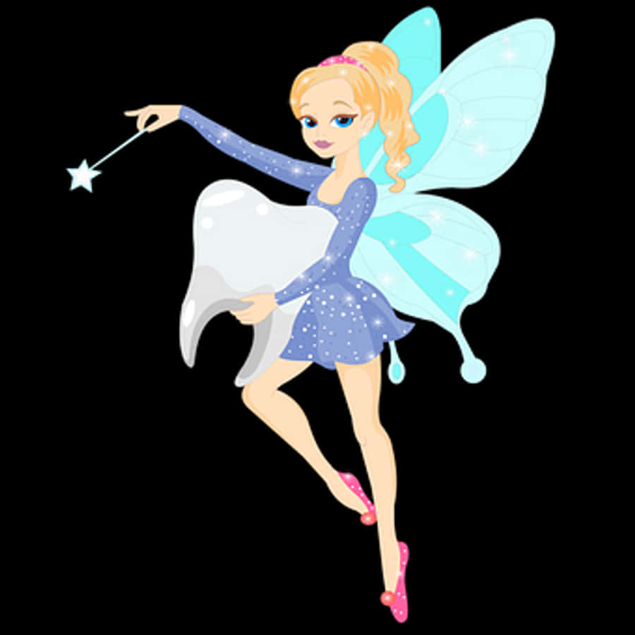 Enchanting Blue Fairywith Wand