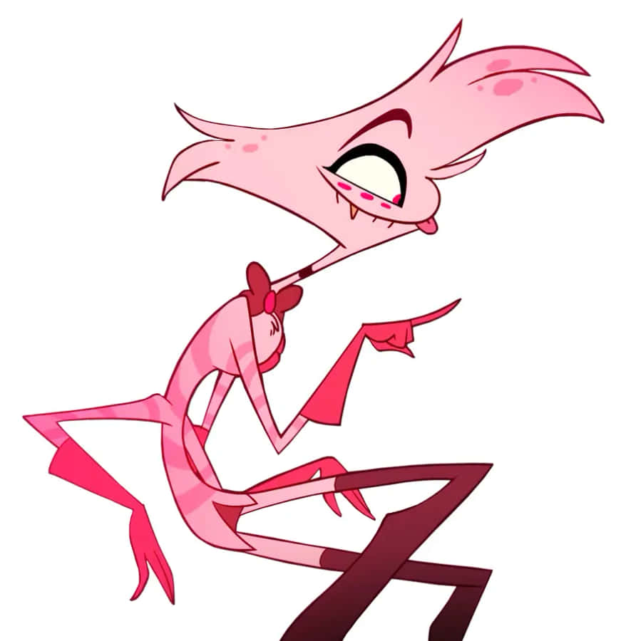 Angel Dust Animierter Charakter Pose