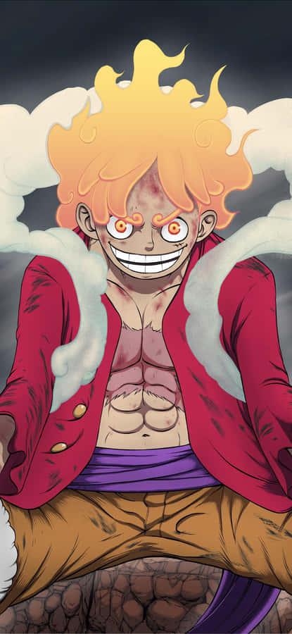 Luffy Gear5 transformationskonst