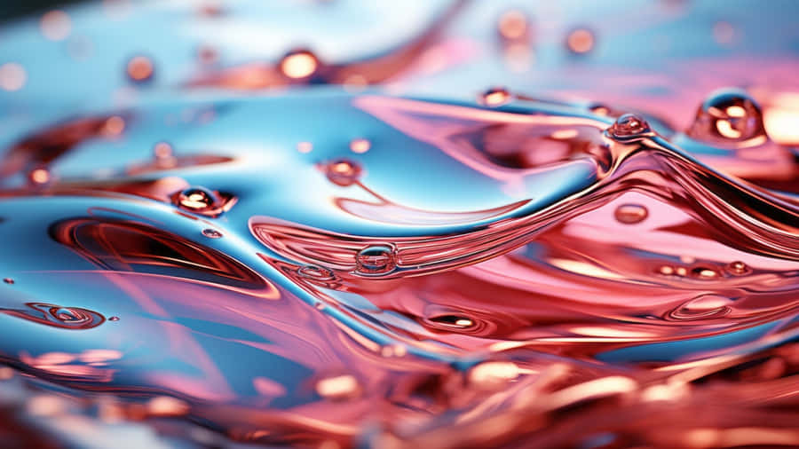Abstrakte Wasserwellen und Tropfen