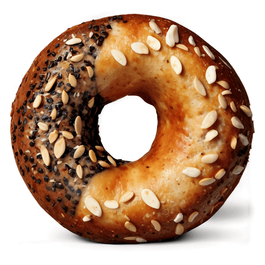 Marble Rye Bagel PNG brs