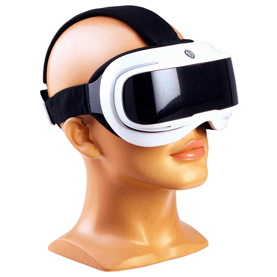 Mannequin Head with VR Headset Display PNG 87