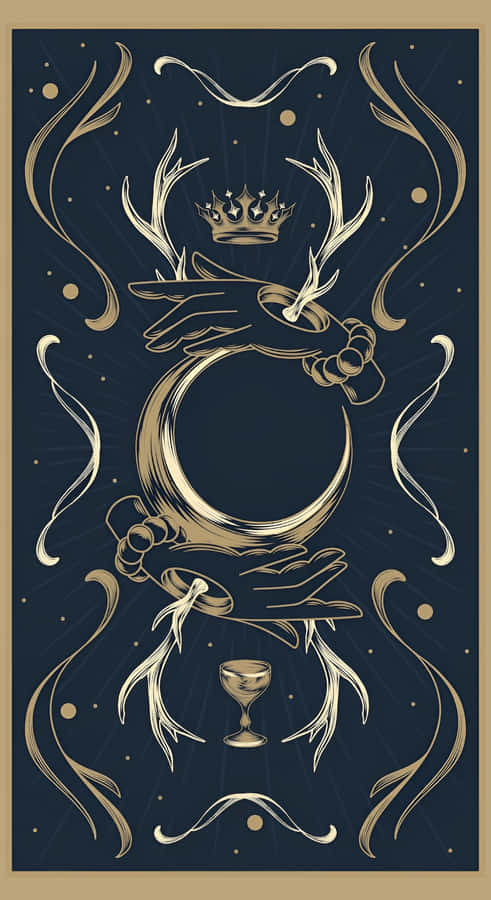 Mystische Tarot Mondkarte