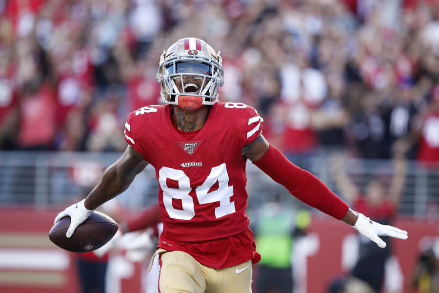 Kendrick Bourne em Ação no Jogo dos 49ers