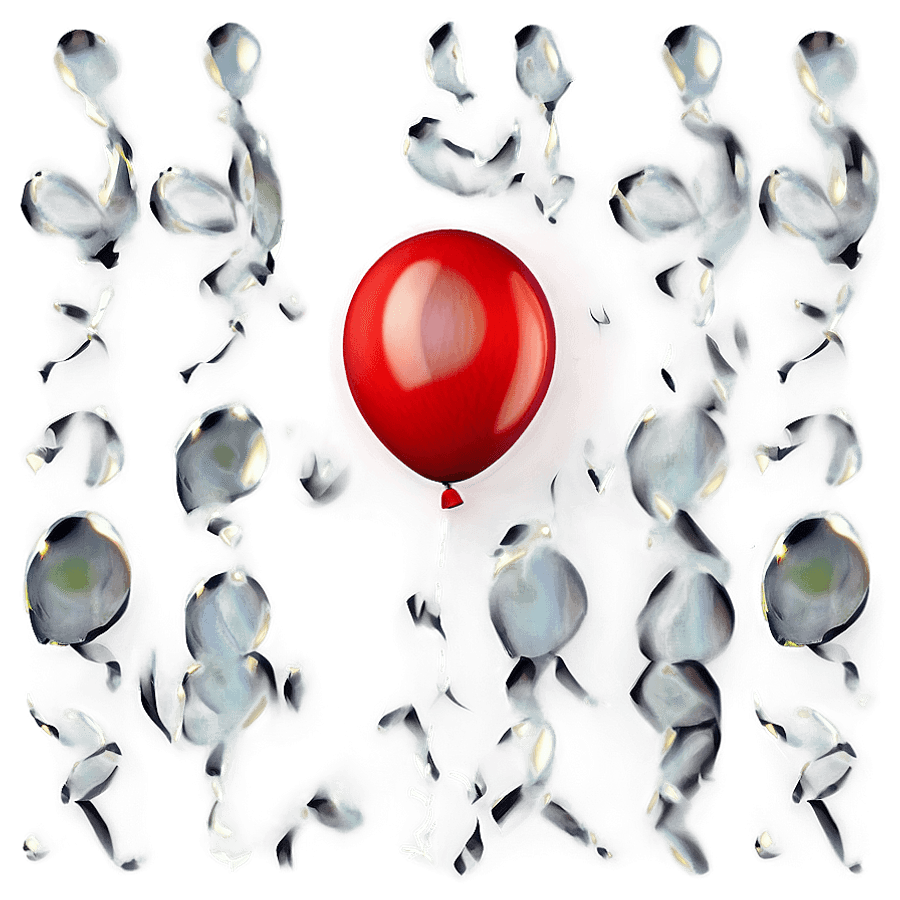 Realistic Red Balloon PNG 47
