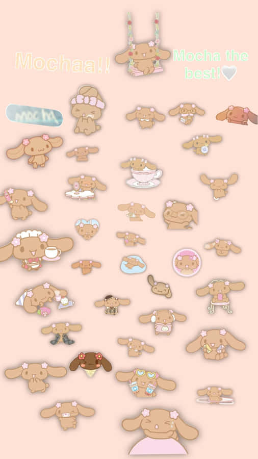 Collage del Carattere Sanrio Mocha