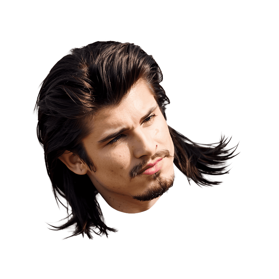 Mullet for Thick Hair PNG yey98