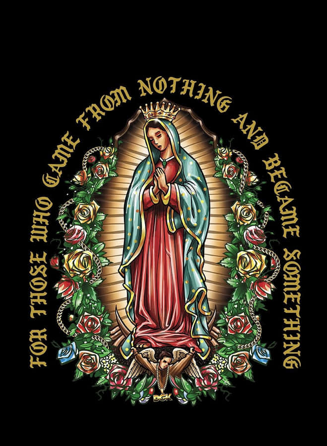 Jomfru Guadalupe Inspirationskunst