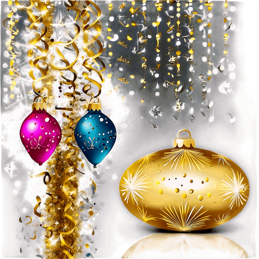 Sparkling New Year's Backdrop PNG 35