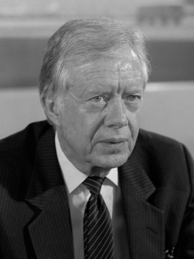 JimmyCarter mit dichtem Haar