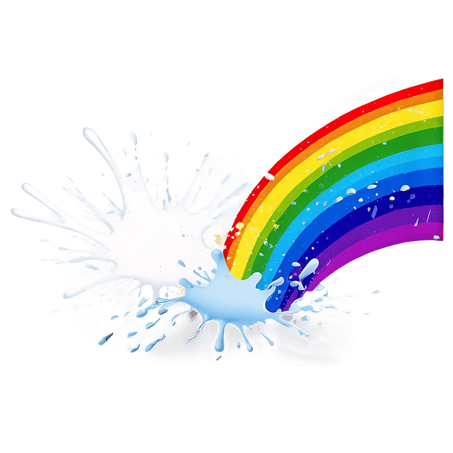 Rainbow Splash Effect PNG wiq83