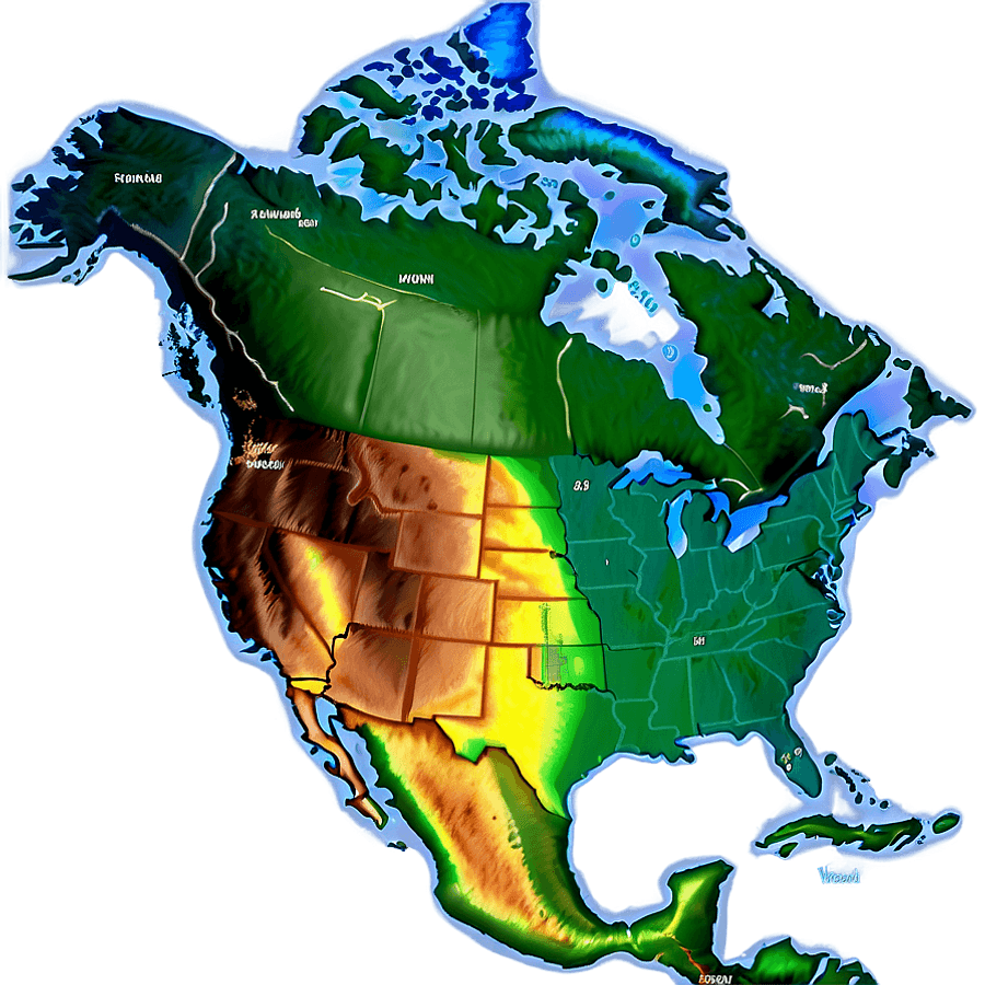 North America Historical Map PNG 19