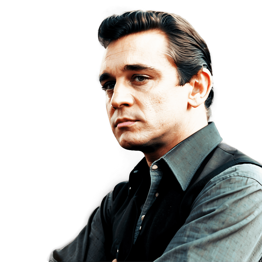 Young Johnny Cash PNG hft