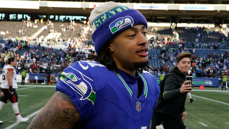 Tifoso dei Seahawks Dopo la Partita