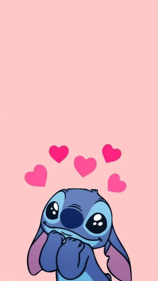 Papel de Parede do Stitch Amoroso