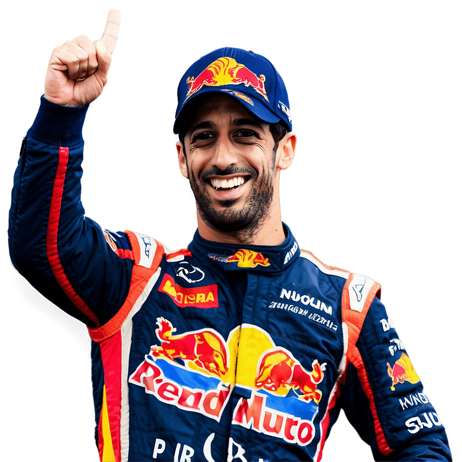 Daniel Ricciardo Podium Celebrations PNG rvg37