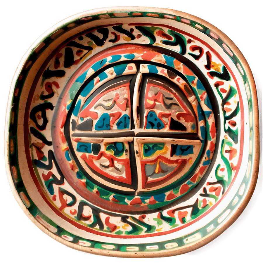Traditional Clay Plate PNG vbi6
