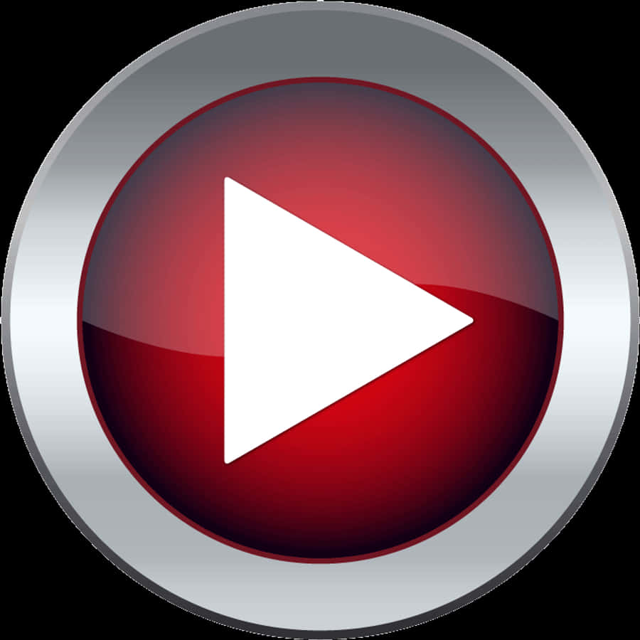 Icon Free Play Button - Play Icon 3d Png, Transparent Png