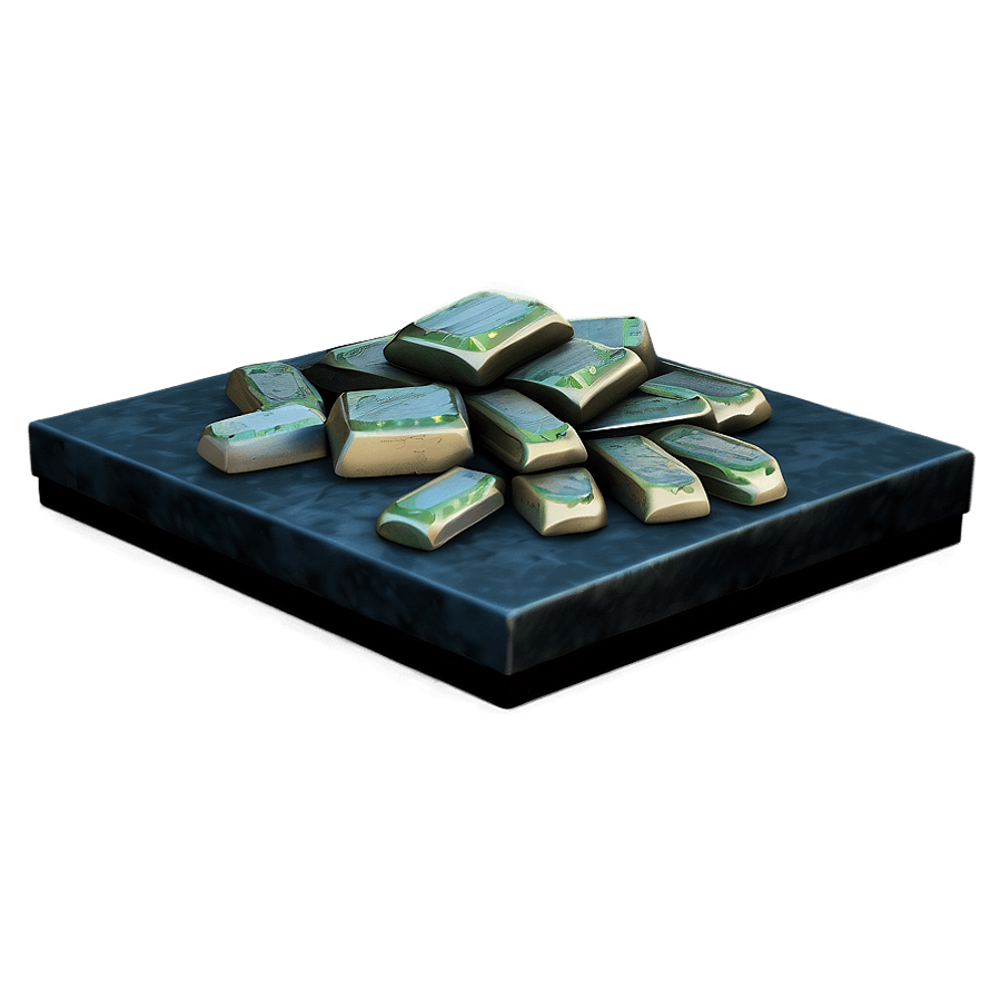Iron Ingot Collection PNG 06272024