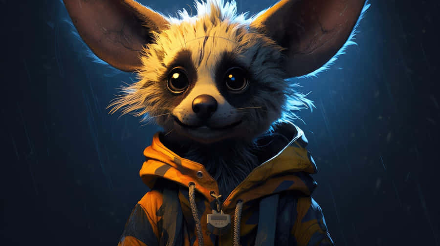 Personagem Aardwolf Estilizado