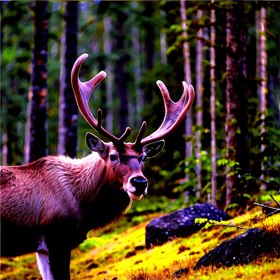 Caribou in the Wild PNG 34