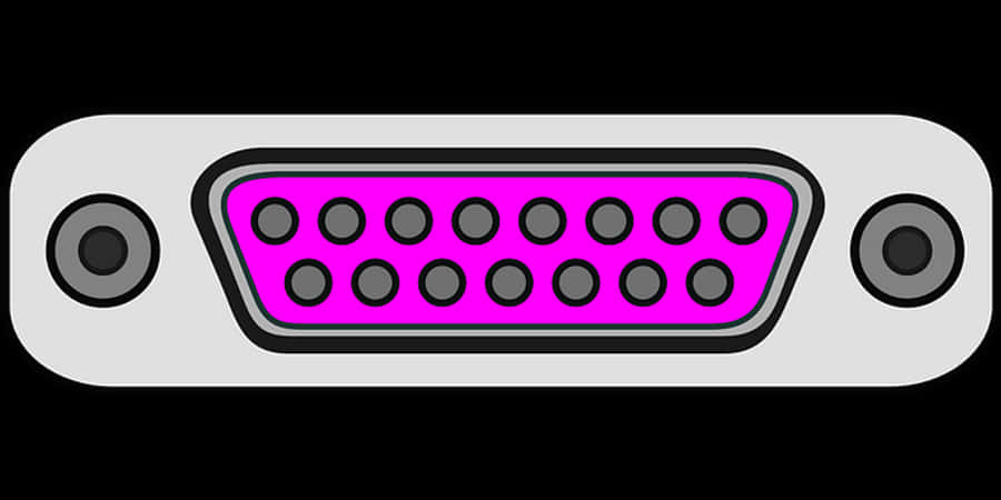 Abstract Pinkand Black Device Illustration