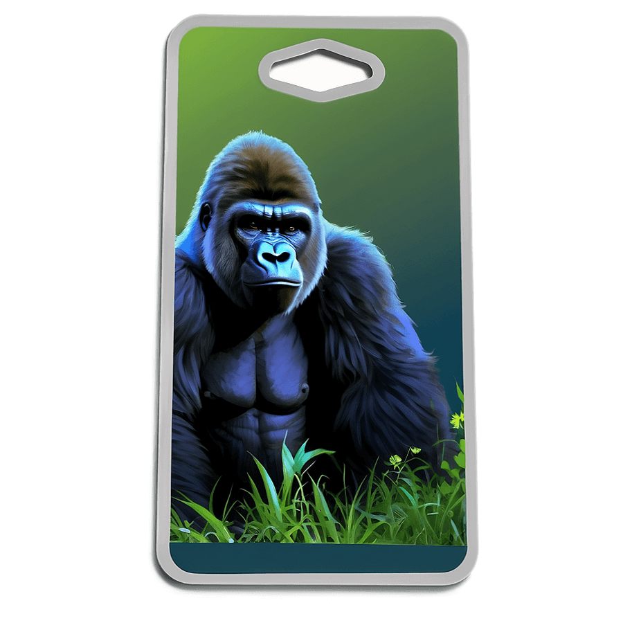 High-Resolution Gorilla Tag PNG 05242024
