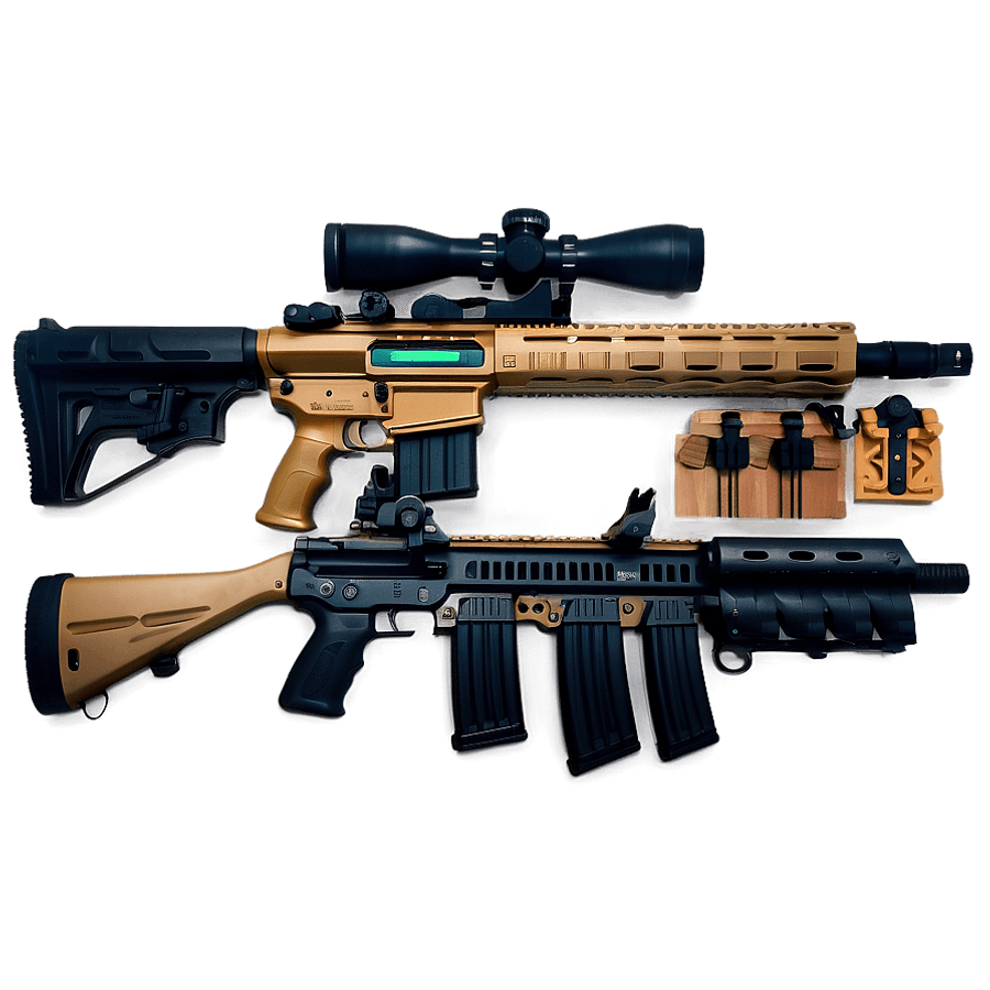 Tactical Gear and Guns PNG 18