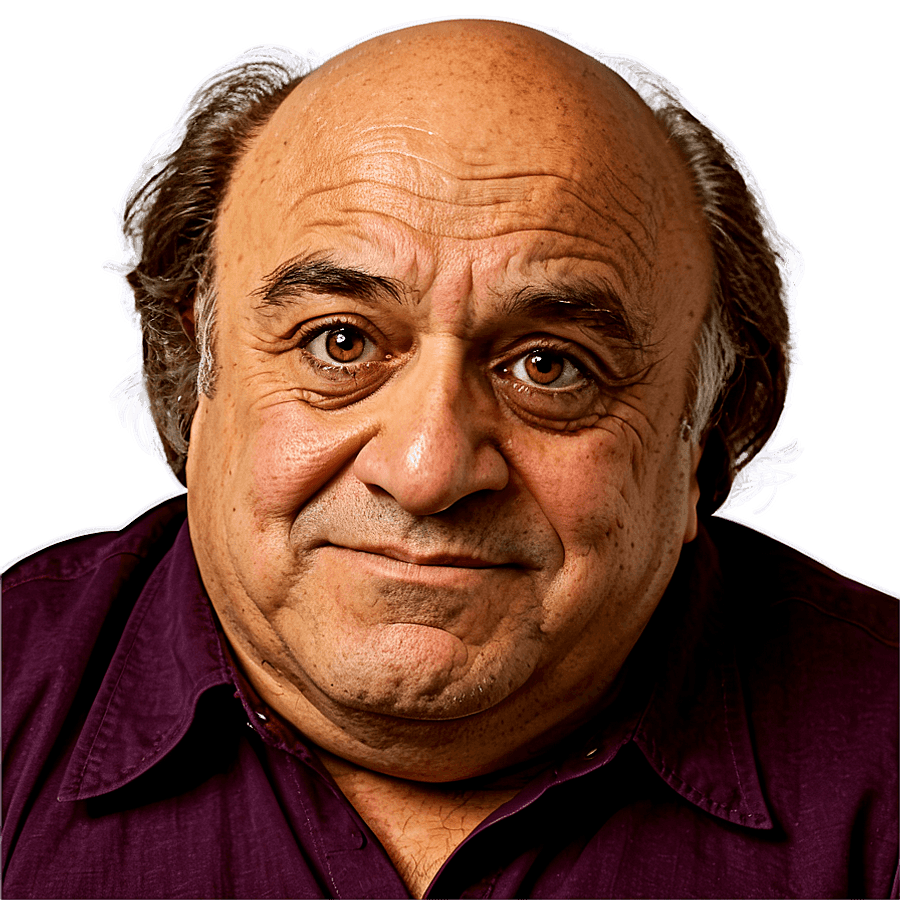Danny Devito Portrait PNG yih19