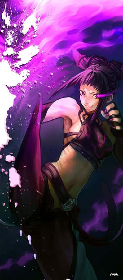 Street Fighter Juri Feng Shui Motor Aktivering