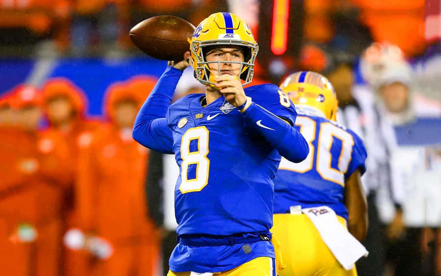 Kenny Pickett Quarterback Action