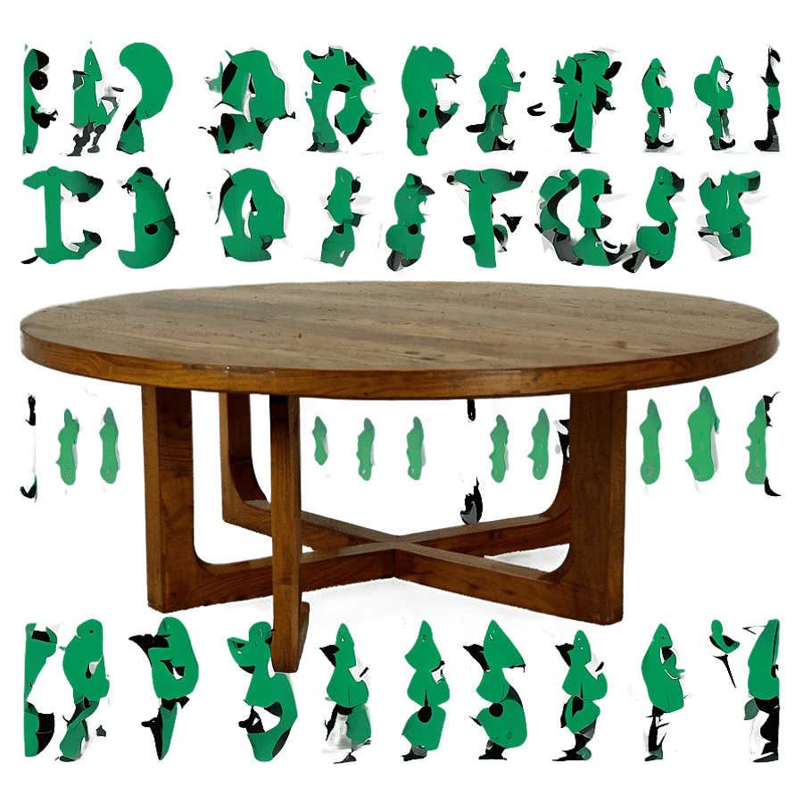 Round Coffee Table PNG 29