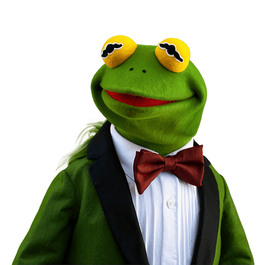 Kermit The Frog in Tuxedo PNG geu19