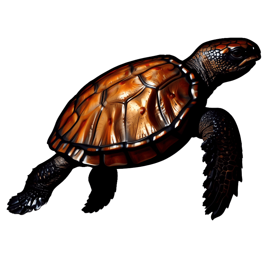 Leatherback Turtle Silhouette PNG 90