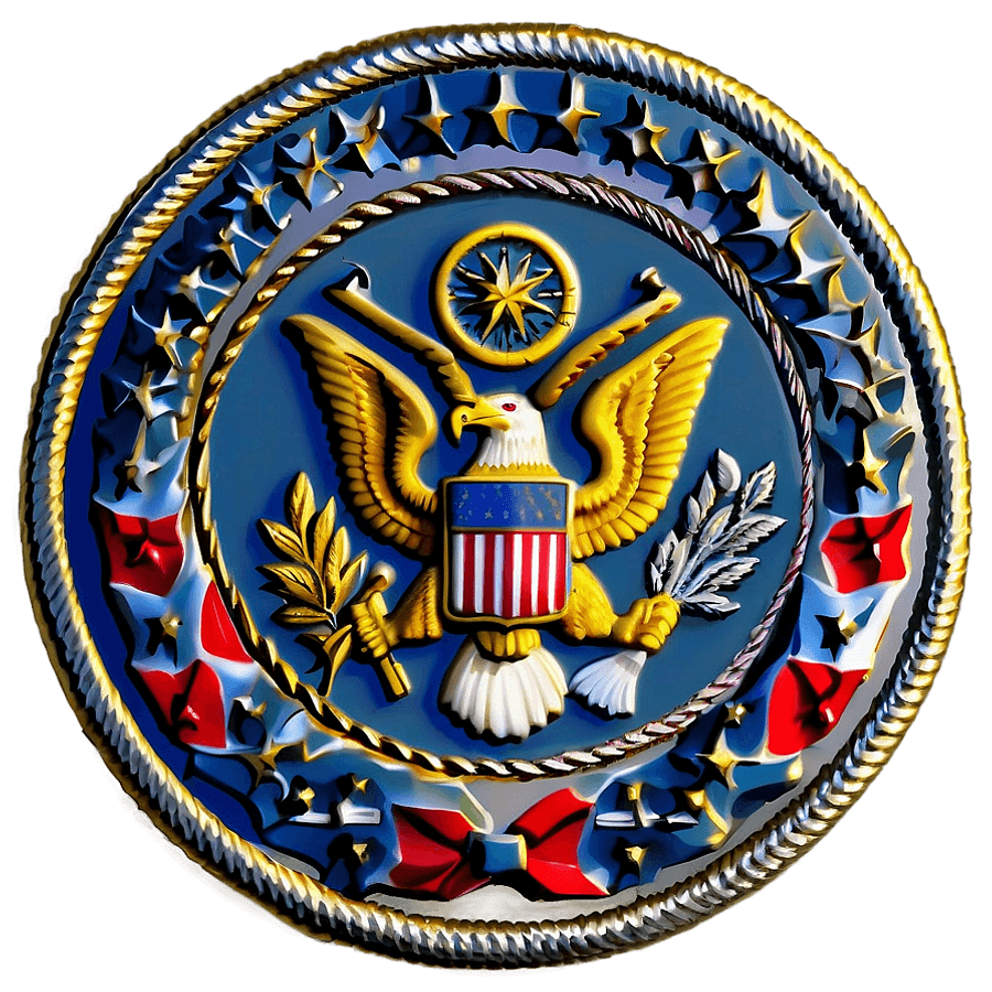 Vintage US Army Emblem PNG 53