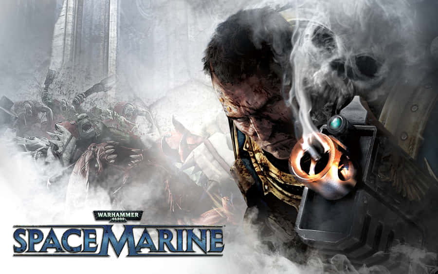 Scena di Battaglia dei Marines Spaziali di Warhammer