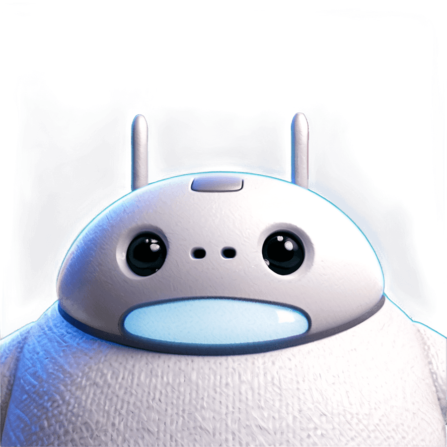 Baymax Face Close Up PNG ujf52