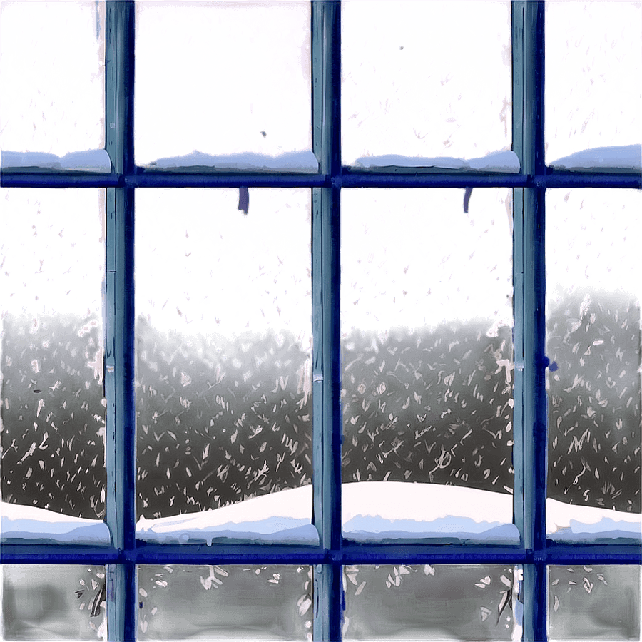 Snow Frost on Window PNG ywp11