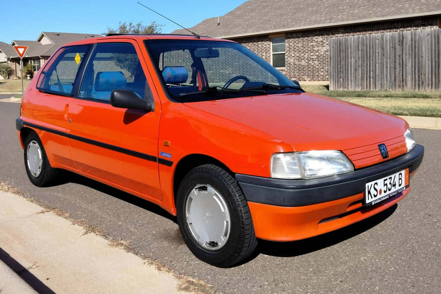 Peugeot 106 arancione