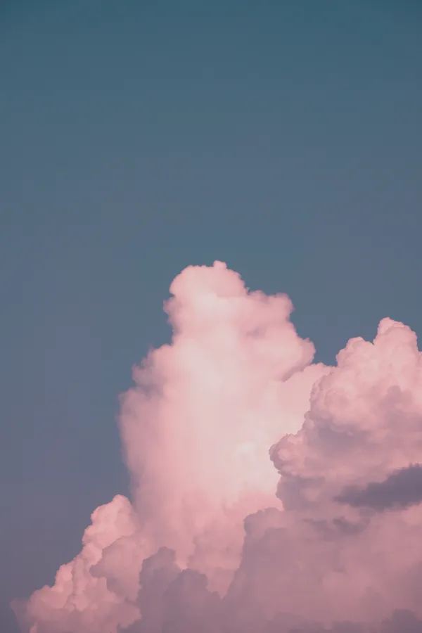 Pink Clouds Background