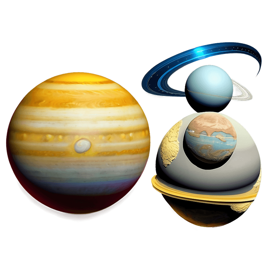 Solar System Scale PNG wnn