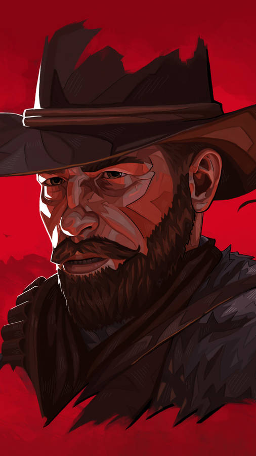Stilfulde Red Dead iPhone Arthur temaer.
