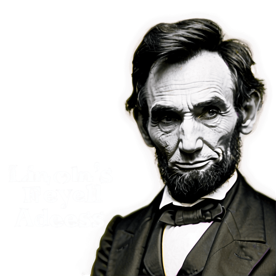 Lincoln's Farewell Address PNG 05242024