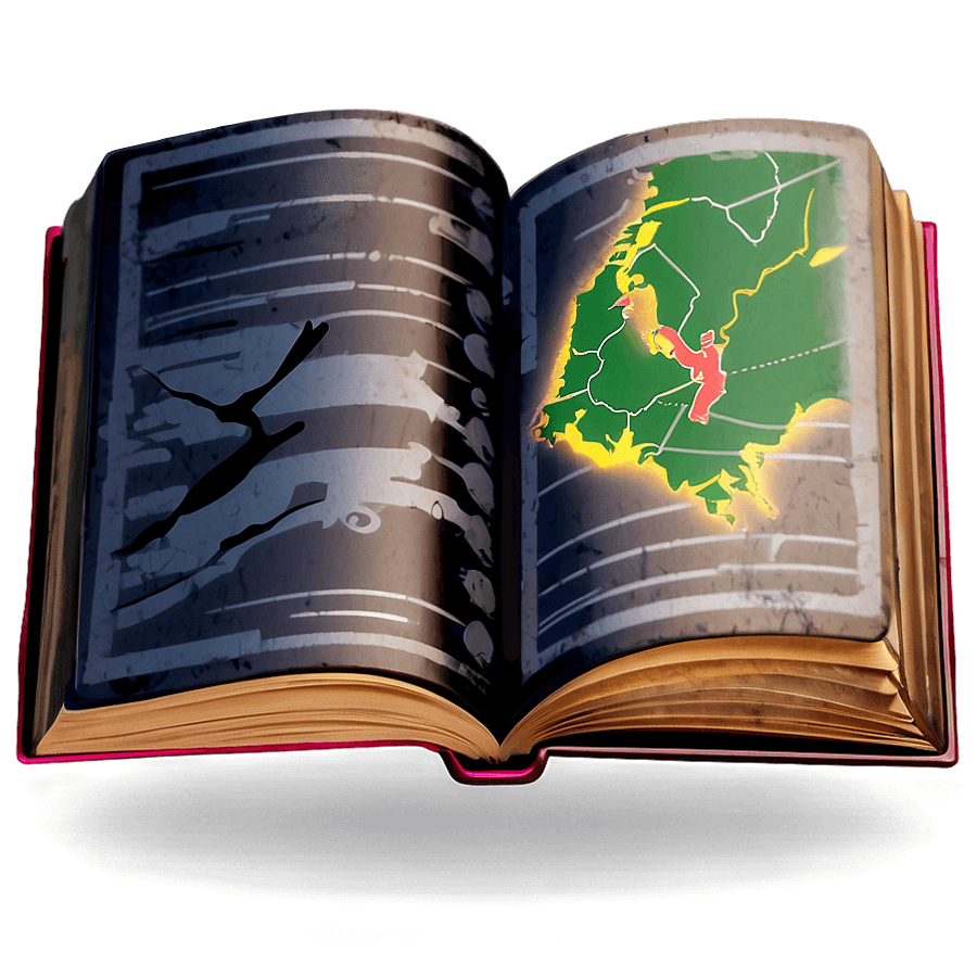 Book and Map Icon PNG 27