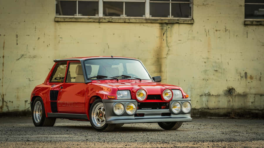 Renault5 Turbo 1920 x 1080 Hintergrundbild