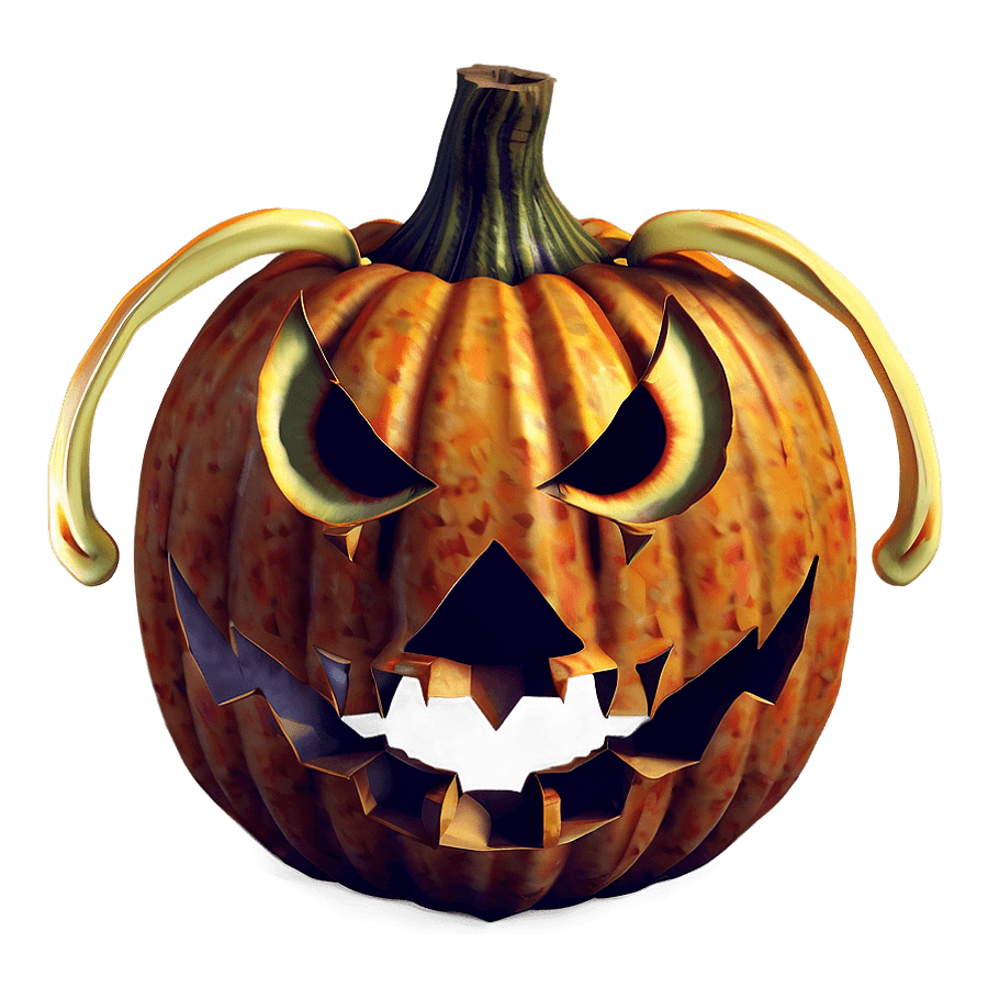 Realistic Halloween Pumpkin PNG log71
