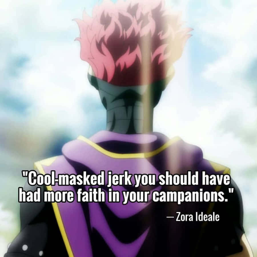 Citação de Zora Ideale Black Clover