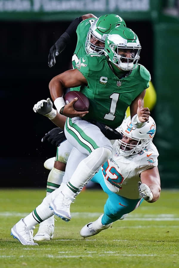 Azione Dinamica di Calcio Jalen Hurts